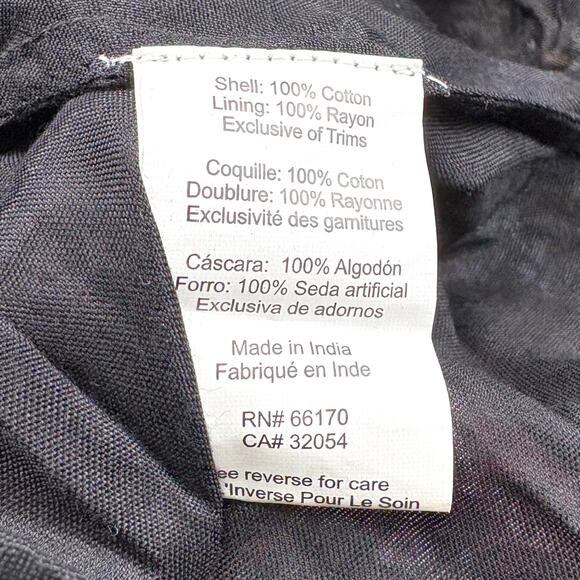 Anthropologie Geisha Designs Floral Organdy Midi Dress Size Medium Sequin Party - Picture 12 of 16